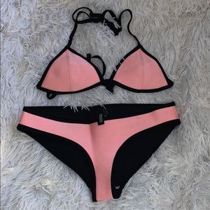 Triangl pink bikini